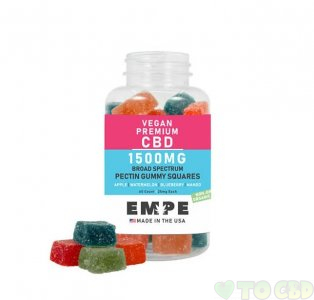 Broad Spectrum Vegan Pectin Infused Sour Gummy