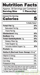 Delta-8 Infused Sour Gummies – 30 pcs