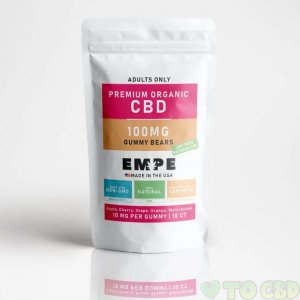 CBD Gummy Clear Bears – 10 Gummies