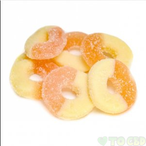 CBD Gummy Strawberry Rings