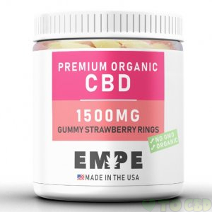 CBD Gummy Strawberry Rings
