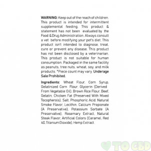 CBD Pet Treats – Steak