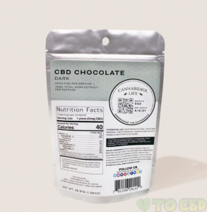 CBD CHOCOLATE: 75MG