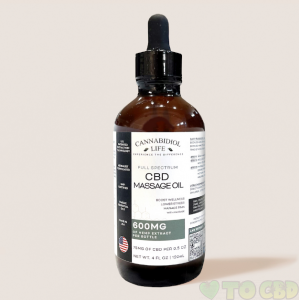 CBD MASSAGE OIL: 600MG