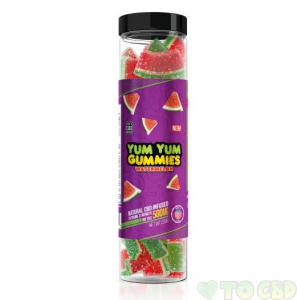 Yum Yum Gummies 500mg - CBD Infused Watermelon Slices