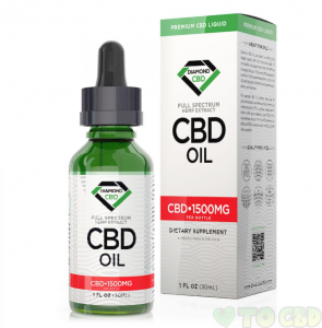 Unflavored Diamond CBD Oil - 1500mg