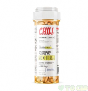 Chill Plus CBD Delta-8 Poppin Gel Capsules - 20X