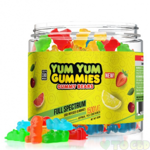 Yum Yum Gummies - CBD Full Spectrum Gummy Bears - 1500mg
