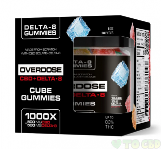OVERDOSE CBD & Delta-8 THC Gummies - 3 Pack Bundle - 3000X