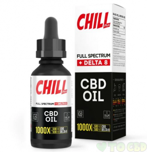 Chill Plus Full Spectrum Delta-8 CBD Oil - 1000