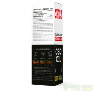 Chill Plus Full Spectrum Delta-8 CBD Oil - 1000