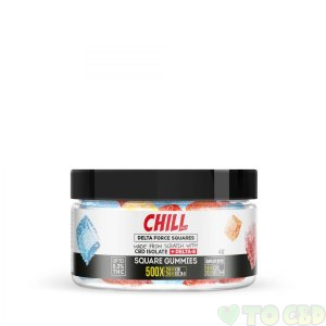 Chill Plus Delta-8 Squares Gummies - 500X