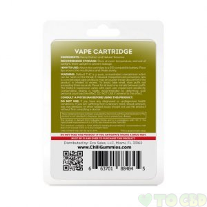 Chill Plus Delta-8 Vape Cartridge - Sour Diesel - 900mg (1ml)
