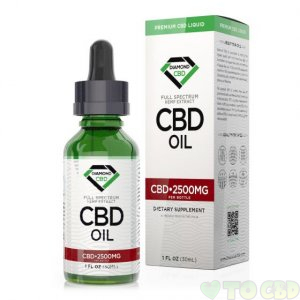 Unflavored Diamond CBD Oil - 2500mg