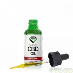 Unflavored Diamond CBD Oil - 2500mg