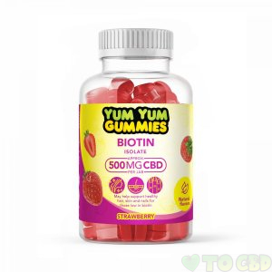 Yum Yum Gummies 500mg - CBD Isolate Biotin