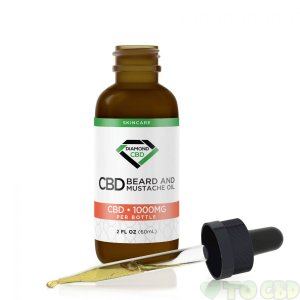 Diamond CBD Beard and Mustache Oil - 1000mg