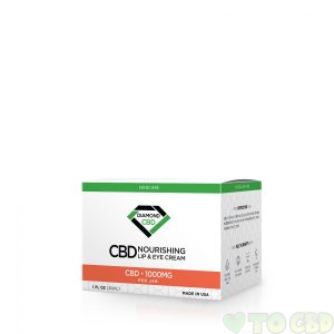 Diamond CBD Nourishing Lip & Eye Cream - 1000mg