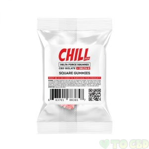 Chill Plus Delta Force Squares Gummy - Sample Pack