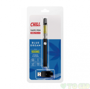 Chill Plus CBD Delta-8 - Disposable Vaping Pen - Blue Dream - 900mg (1ml)
