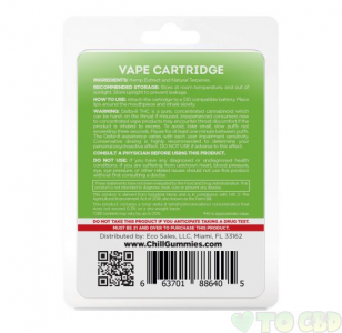 Chill Plus Delta-8 Vape Cartridge - Lemon Squeeze - 900mg (1ml)