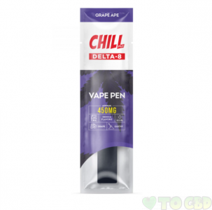 Chill Plus Delta-8 - Mini Disposable Stick - Grape Ape - 450mg (0.5ml)