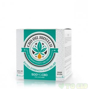 CBD Oil Biotech Pain Relief Cream - 500mg
