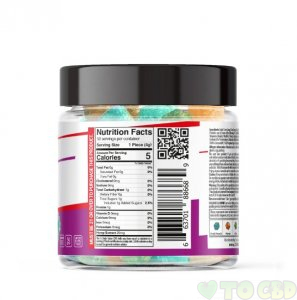 Chill Plus CBD & Delta-8 Extreme Tropical Mix Gummies - 1250X