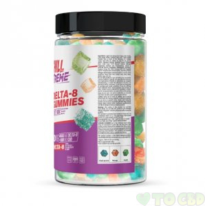 Chill Plus Extreme Delta-8 Gummies Fruity Mix - 5000X