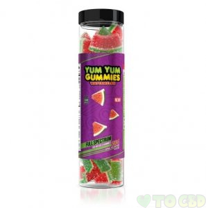 Yum Yum CBD Gummies - CBD Full Spectrum Watermelon Slices