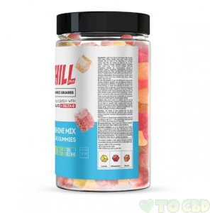 Chill Plus Delta-8 Square Gummies Sunshine Mix - 4000X