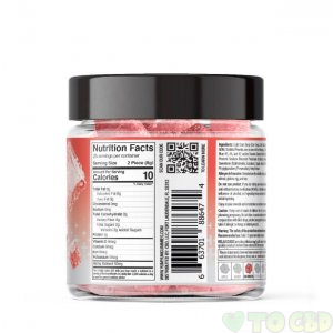 Yum Yum Gummies - Full Spectrum CBD Relax Watermelon Cubes - 1250mg