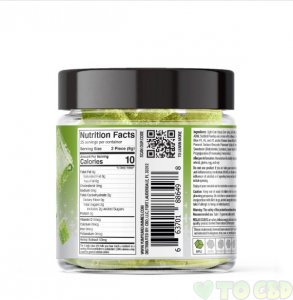 Yum Yum Gummies - Full Spectrum CBD Relax Apple Cubes - 1250mg