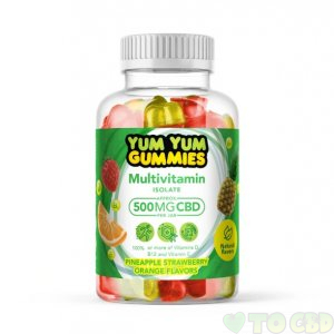 Yum Yum Gummies 500mg - CBD Isolate Multivitamin