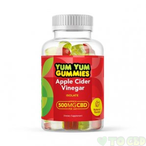 Yum Yum Gummies 500mg - CBD Isolate Apple Cider Vinegar