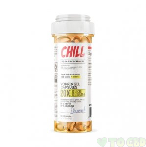 Chill Plus CBD + Delta-8 Poppin Gel Capsules - 20X