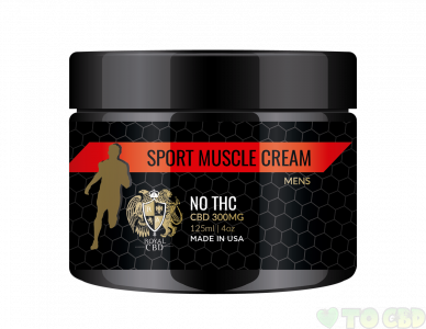 R.A Royal CBD- Men’s Sport Muscle Cream 300mg