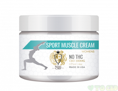 R.A Royal CBD- Women’s Sport Muscle Cream 300mg