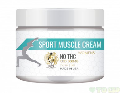 R.A Royal CBD- Women’s Sport Muscle Cream 1000mg