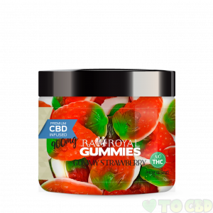 R.A. Royal Gummies – 900MG CBD Infused Foam Strawberry