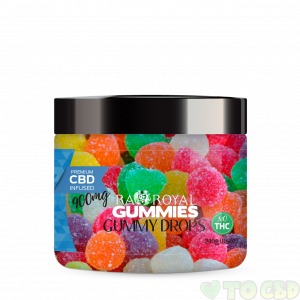 R.A. Royal Gummies – 900MG CBD Infused Gum Drops