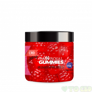 R.A. Royal Gummies – 300MG CBD Infused Red Raspberry