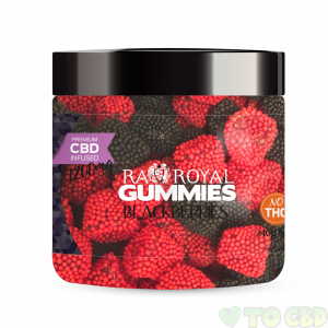 R.A. Royal Gummies – 1200MG CBD Infused Blackberries