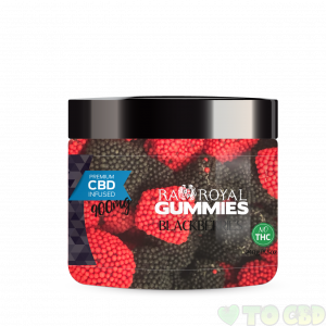 R.A. Royal Gummies – 900MG CBD Infused Blackberries