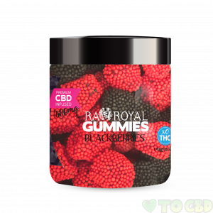 R.A. Royal Gummies – 600MG CBD Infused Blackberries