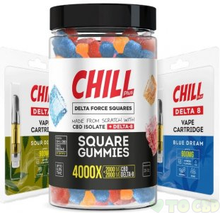 Chill Plus CBD Delta-8 Gummy & Vape Bundle