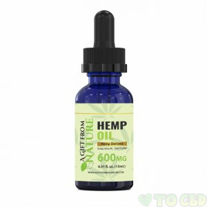 CBD Oil Sublingual Tincture 600mg