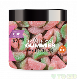 R.A. Royal Gummies – 1200MG CBD Infused Watermelon