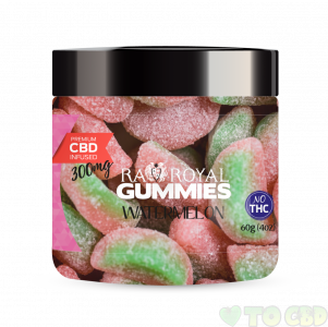 R.A. Royal Gummies – 300MG CBD Infused Watermelon