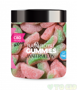 R.A. Royal Gummies – 600MG CBD Infused Watermelon